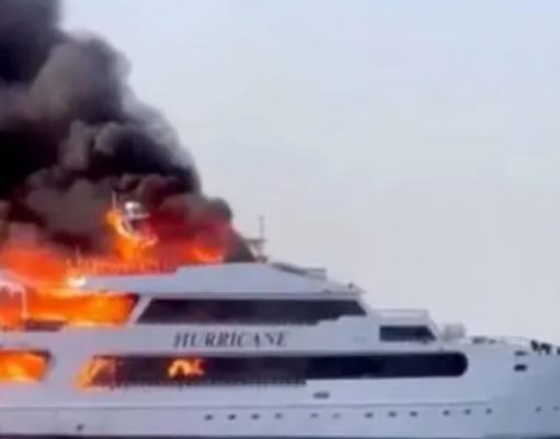 Britain lose three after Egyptian boat catches fire off Red Sea Egyptian boat catches fire off Red Sea