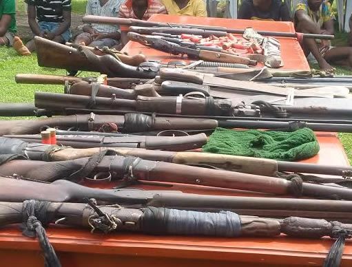 Nigerian police has recovered 520 illicit firearms, apprehends 297 suspects